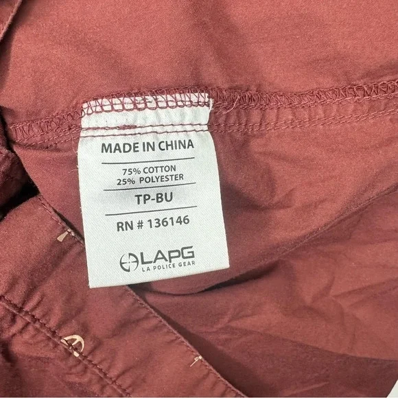 LA Police Gear Tactical Shirt Size 2XL - Picture 3 of 5